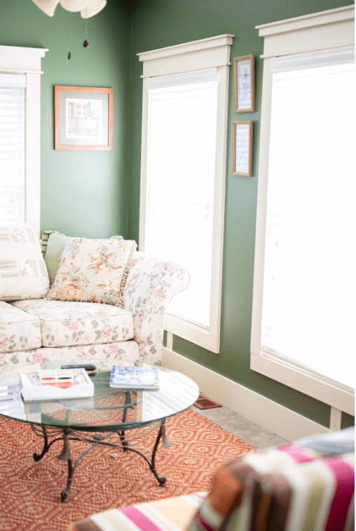 sitting area in wedding venue